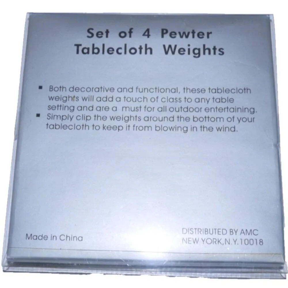 AMC pewter table